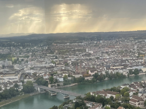 Wolken, Skyline, Basel